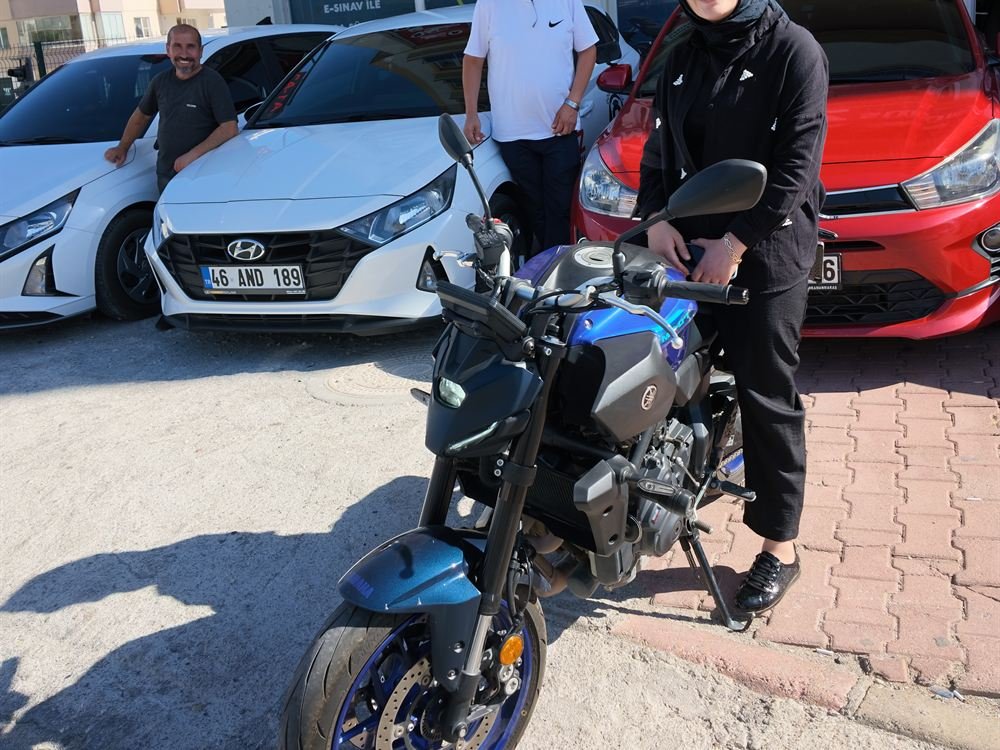 Analiz Sürücü Kursu motosiklet eğitim aracı ve kursiyeri